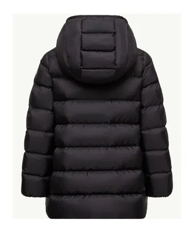 Moncler Long Sleeve Down Jacket In Black
