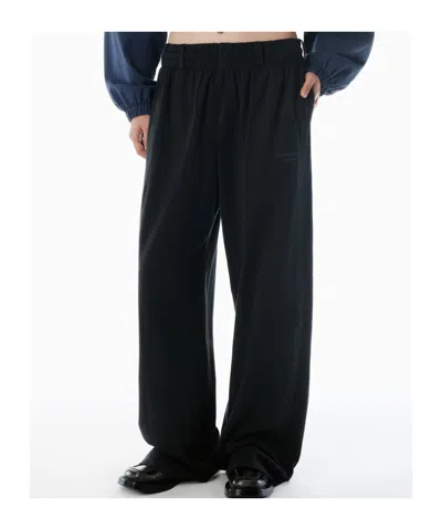 Alexander Wang Black Cotton-jersey Sweatpants In Black