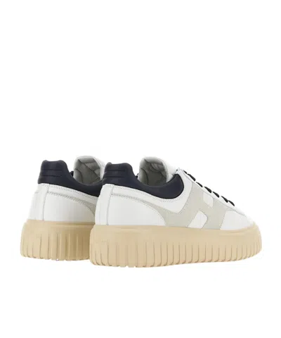 Hogan H-stripes Sneakers In White