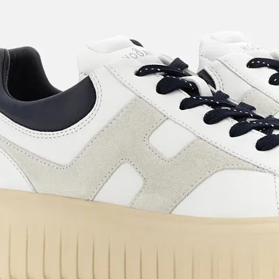 Hogan H-stripes Sneakers In White