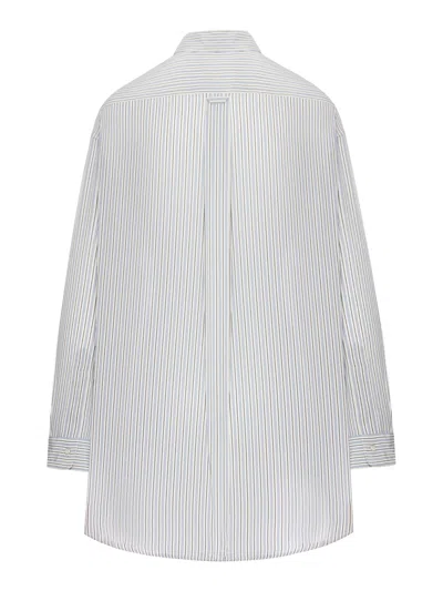 Miu Miu Long Sleeve Shirt In White