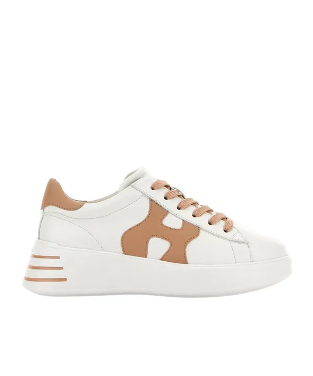 スニーカー HOGAN White Nappa Leather Hogan Rebel Sneakers Rebel leather sneakers in white - Hogan | Mytheresa