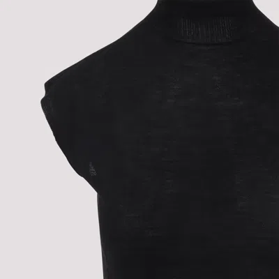 Rick Owens Short-sleeved Tops In Black