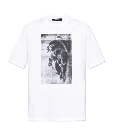 Versace Short-sleeved T-shirt In White