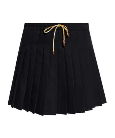Versace Pleated Drawstring Skirt