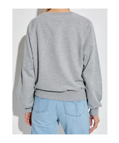 Versace Long Sleeve Sweatshirt In Gray