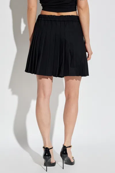 Versace Pleated Drawstring Skirt