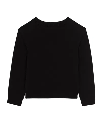 Balmain Wool  Paris Jumper In Black
