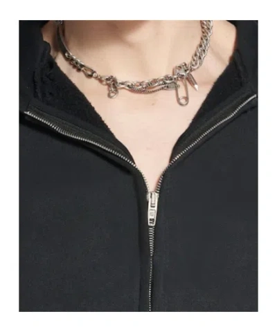 Balenciaga Diy Necklace  In Silver In Metallic