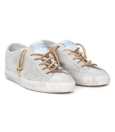 Golden Goose Round Toe Low-top Casual Shoes In White