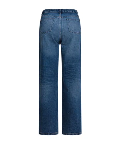 Apc A.p.c. "elisabeth" Jeans In Blue