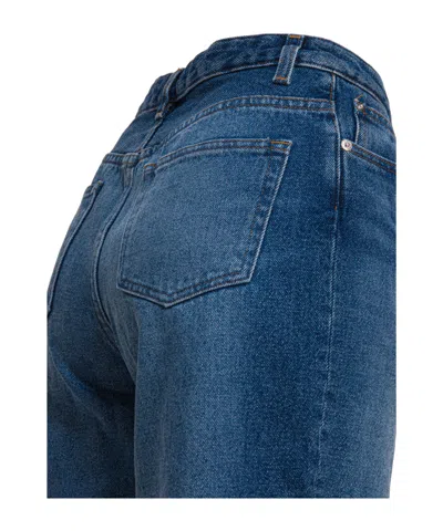 Apc A.p.c. "elisabeth" Jeans In Blue
