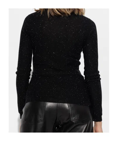 Fabiana Filippi Turtleneck Long Sleeve Sweater In Black