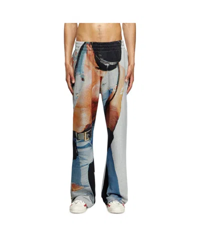 Diesel X Tom Of Finland Foundation Graphic-print Trousers In Multi