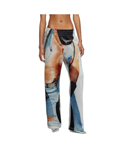 Diesel X Tom Of Finland Foundation Graphic-print Trousers In Multi