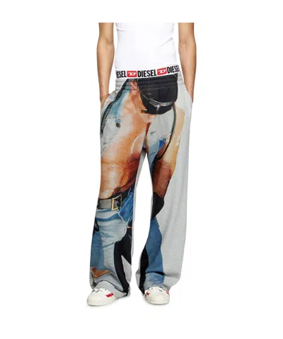 Diesel X Tom Of Finland Foundation Graphic-print Trousers In Multi