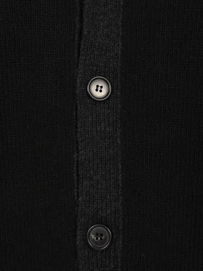 Mm6 Maison Margiela Colorblock Cardigan Color Block In Black