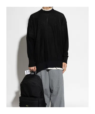 Balenciaga Sweater With A Vintage Effect In Black