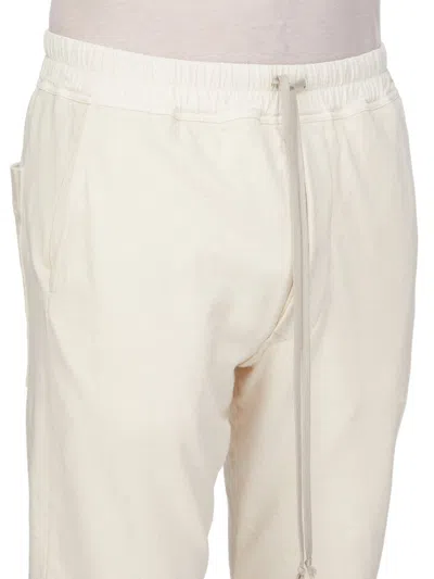 Rick Owens Drkshdw Berlin Track Trousers In White