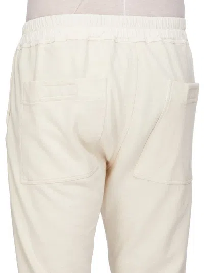 Rick Owens Drkshdw Berlin Track Trousers In White