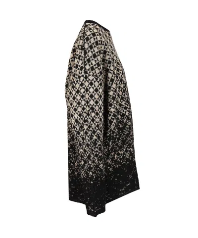 Mm6 Maison Margiela Checkered Pattern Crew Neck Knitwear In Multi