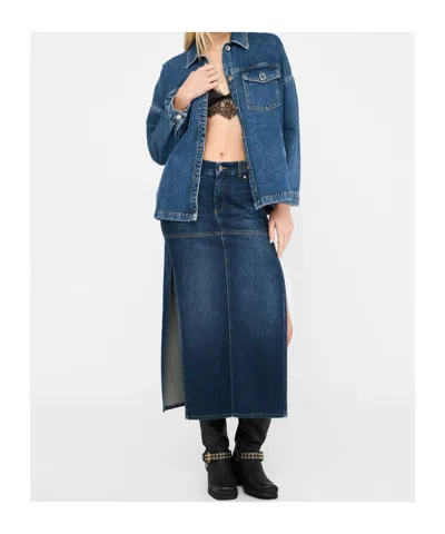 Liu •jo Denim Jacket In Blue