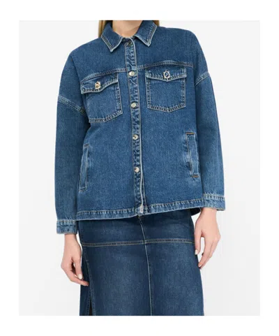 Liu •jo Denim Jacket In Blue
