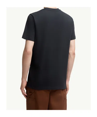 Moncler Men T-shirt With Flocked Cotton Logo