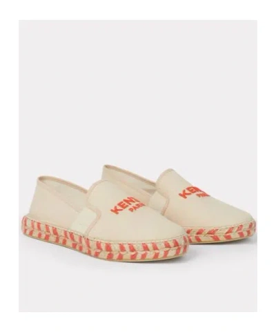Kenzo Canvas Espadrilles For Women In Neutral