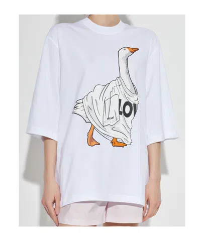 Moschino Short-sleeved T-shirt In White