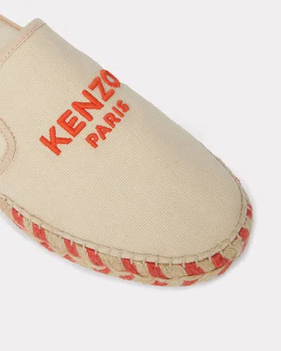 Kenzo Canvas Espadrilles For Women In Neutral