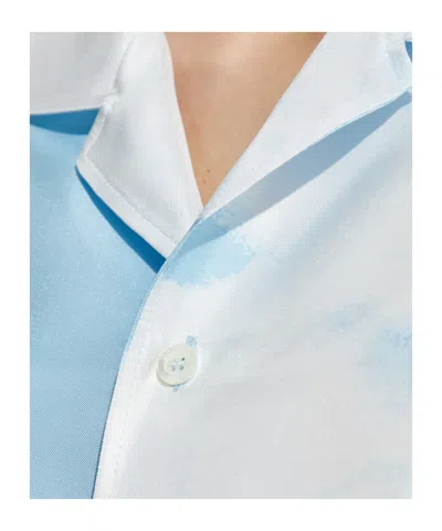 Moschino Long-sleeved Shirt In Blue