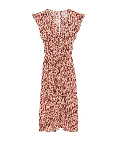 Isabel Marant Lyndsay Floral Jacquard Midi Dress In Multi