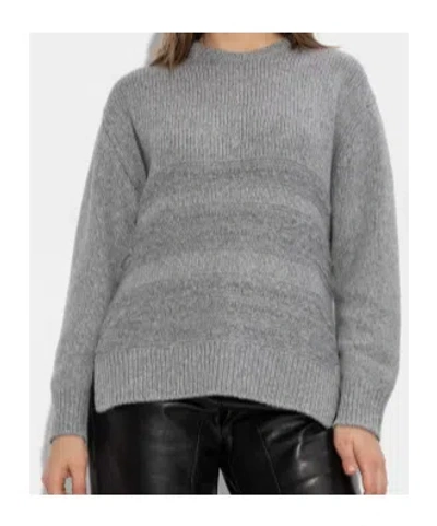 Fabiana Filippi Side Slit Sweater In Gray