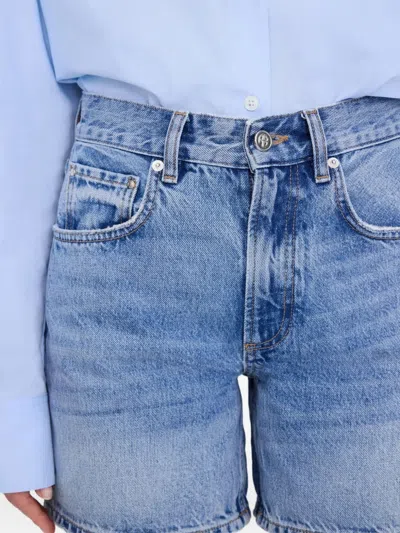 Anine Bing Denim Shorts With Multiple Pockets
