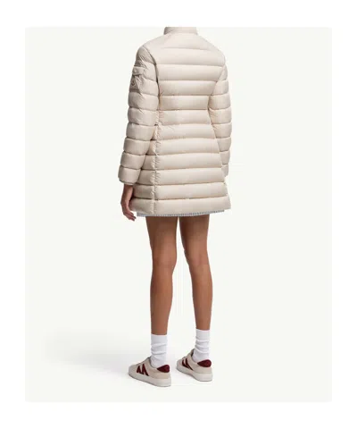 Moncler Igesse Mid-length Down Jacket In Neutral