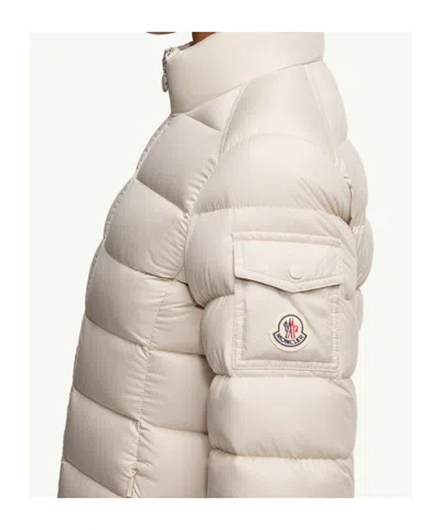 Moncler Igesse Mid-length Down Jacket In Neutral