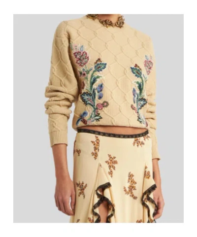 Etro Wool And Cashmere Jumper With Embroidery