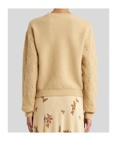 Etro Wool And Cashmere Jumper With Embroidery