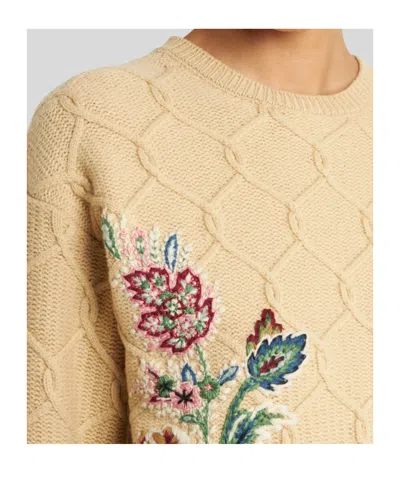 Etro Wool And Cashmere Jumper With Embroidery