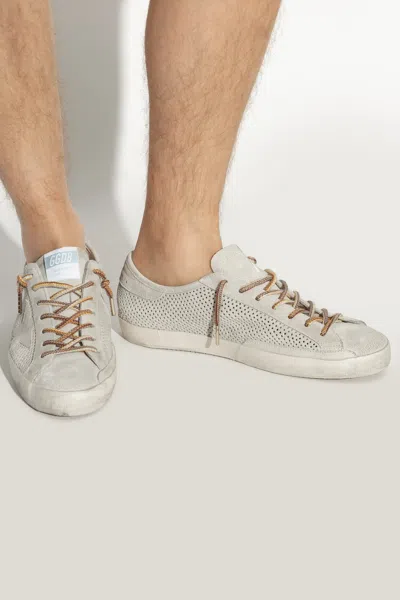 Golden Goose Super Star Sneakers In Gray