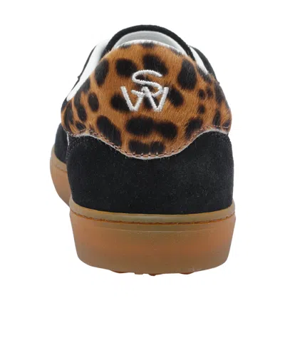Stuart Weitzman Sw Runaround Sneaker In Black