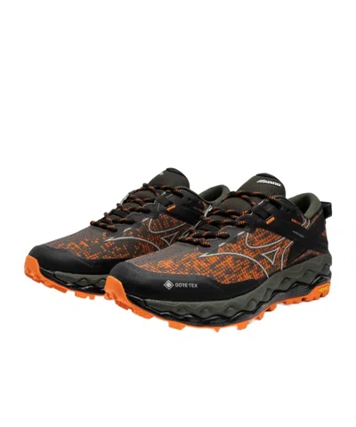 Mizuno X Maharishi Wave Mujin Sneakers In Orange