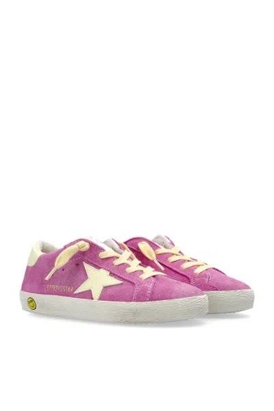 Golden Goose Lace Up Sneakers In Pink