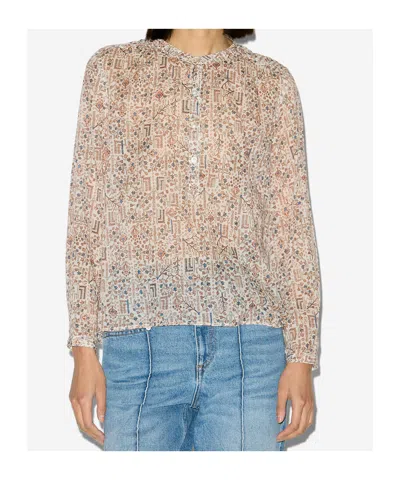 Isabel Marant Étoile Maria Blouse In Neutral