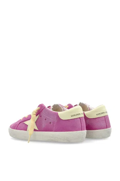 Golden Goose Lace Up Sneakers In Pink