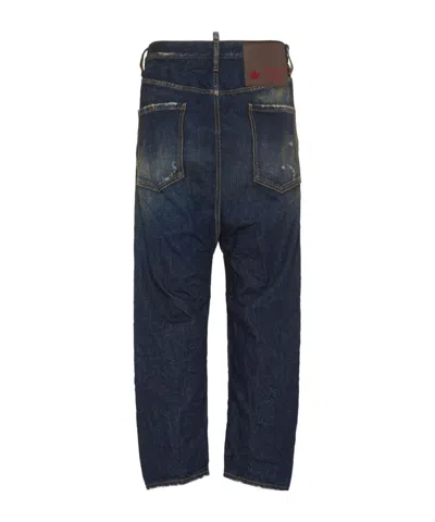 Dsquared2 Pants 5 Pockets In Blue