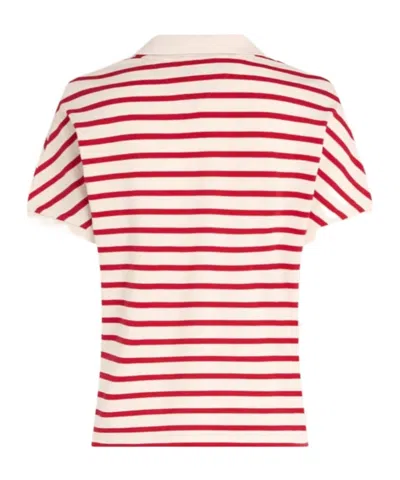 Tommy Hilfiger Polo Lyocell Open-nk Relaxed Polo Ss In Pink