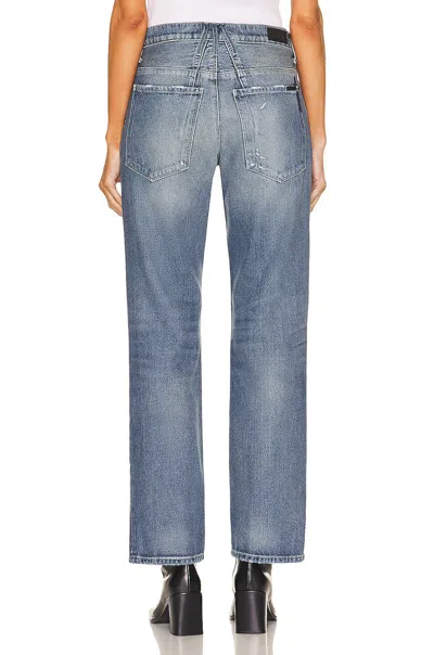 Rta Denim Trousers With Belt Loops In Blue