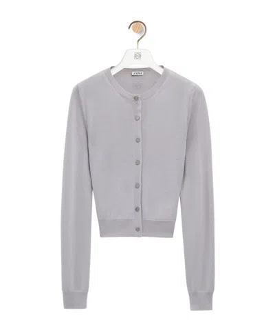 Loewe Draped Cardigan In Cashmere And Silk